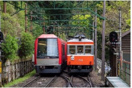 箱根登山電車のイメージ（小田急箱根提供）