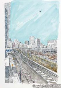 高輪の街の記憶をテーマにしたスケッチのイメージ（ルミネ提供）