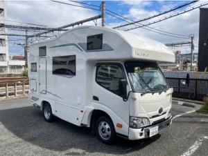 移動式休憩所として活用されているキャンピングカー（西武鉄道提供）