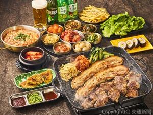 韓国酒場をイメージしたルミネエスト新宿のコース料理イメージ（ルミネ提供）