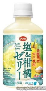 「塩＆柑橘ゼリー」＝イメージ＝（ＪＲ東日本クロスステーションウォータービジネスカンパニー提供）