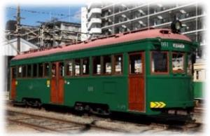 国内現役最古の車両「モ161形」（阪堺電気軌道提供）