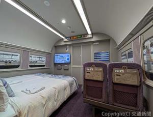 ５００系新幹線ルームの室内