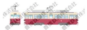 モ3203号復刻デザインラッピング（イメージ）＝豊橋鉄道提供＝