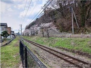 行き違い設備を新設する寿駅（構内）＝富士山麓電気鉄道提供＝