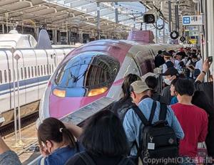 ハローキティ新幹線のラストラン
