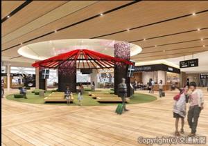 国際線出国エリアに新商業エリア24店舗をオープン＝イメージ＝（関西エアポート提供）