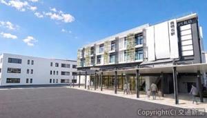 駅ビル付近の完成イメージ（ＪＲ西日本提供）