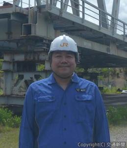 ＪＲ東海総合技術本部技術開発部土木構造物技術チーム主任研究員 藤本　大輝氏（ＪＲ東海提供）