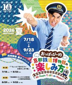 イベントのメインビジュアル（京都鉄道博物館提供）
