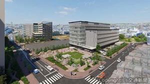 「Ｊ．ＮＯＤＥ　Ｌａｂ　健都Ⅱ」の完成イメージ（ＪＲ西日本不動産開発提供）