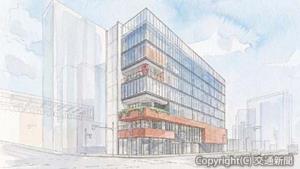 新社屋の完成イメージ（広成建設提供）