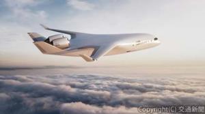 次世代中型民間ジェット旅客機「Ｚ４」のイメージ（日本航空提供）