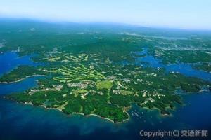 「空の周遊ルート」の核として検討する三重県の伊勢志摩地区（三井不動産提供）