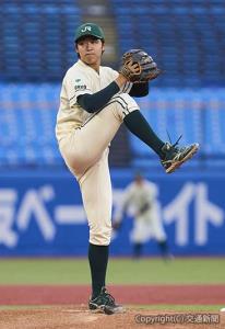 存在感を放つ２年目の洗平投手（ＪＲ東日本提供）
