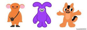 新たなイメージキャラクターの原案候補３案（ＪＲ東日本提供）