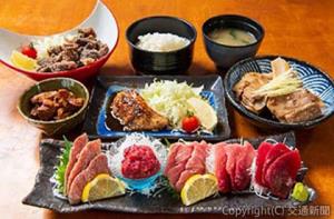 「三崎まぐろ極み御膳」＝イメージ＝（京浜急行電鉄提供） 