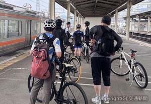 過去のサイクルトレインの様子（ＪＲ東海提供）