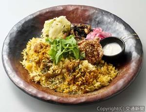 期間限定の「～Ｓｐｉｃｅ　Ｆａｃｔｏｒｙ　Ｏｒｉｇｉｎａｌ～　ビリヤニパレット」＝イメージ＝（ＪＲ東日本クロスステーションフーズカンパニー提供） 